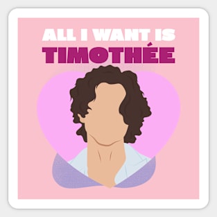 timothee chalamet Fan Sticker